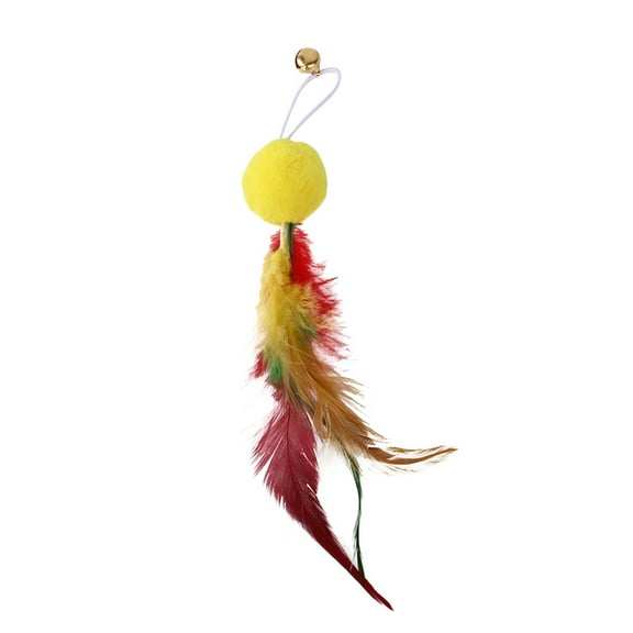 Pet Cat Toys Cat Teaser Sticks Feather Replacement Head Bags Puppy Sleeping Giraffe Dog for Large Dogs Dog Strong Rubber Cat Football Dog Big Dogs Interactive Outward Squirrel Replacement Dog Small