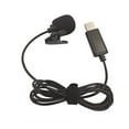 thumbnail image 2 of USB Lavalier Condenser Microphone Omnidirectional Wired Clip-on Mic Hands Free Plug & Play for Computer PC Laptop Video Conference Chatting Live Streaming Recording Online Classes, 2 of 6