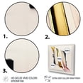 thumbnail image 3 of Designart Abstract Geode Watercolor Gold III Canvas Wall Art, 3 of 5