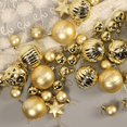 thumbnail image 5 of 2024 Personalized Christmas Ball Ornaments Sets Colorful Christmas Shaped Assembly Pendant Bronze 42PCS, 5 of 9