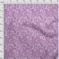 thumbnail image 4 of oneOone Tissu Popeline de Coton Violet Tissu pour Robe Tissu Imprimé au Mètre 56 Pouces de Large, 4 of 5