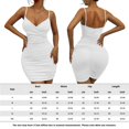 thumbnail image 2 of Backless Ladies Mini Dress Sling Short Dress Sleeveless Slim Fit Vacation Outfit, 2 of 7