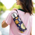 thumbnail image 6 of 20 Oz Pioneer Flower Coffee Tumbler Double Wall Insulated Stainless Steel Water Bottle | Metal Reusable Thermoses Flask with Cup Cap | Leak & Sweat Proof with Anti-Dust Lid, 6 of 7