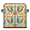 Multicolor 4, variant on CURLYOOT Mexican Flowers Cube Storage Bin 11 Inch Fabric Storage Cube for Shelves Decorative Colorful Mexican Foldable Basket with Leather Handle for Closet Shelves Organizer