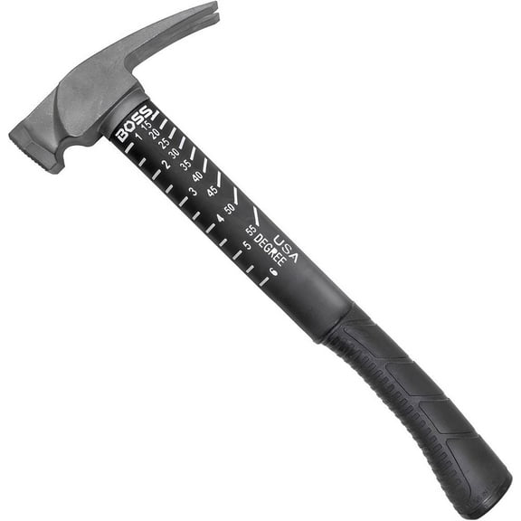 Boss Hammers Titanium Fiberglass Handle Hammer Smooth 10Oz