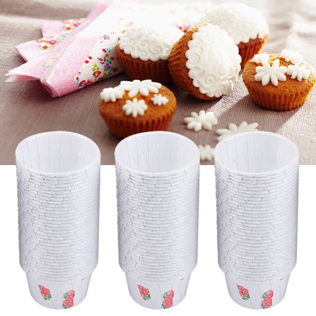 

100PCS Cupcake Paper Cake Cup Baking Round For Birthday For Wedding
