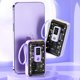 thumbnail image 2 of Seitruly El kit de banco de energía ABS versátil y futurista para teléfonos móviles y tiene una forma futurista es más Electrónica violeta, 2 of 6