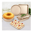 thumbnail image 5 of Juego Para Hornear Antiadherente Para Cocina 5 Piezas Dorado, 5 of 5