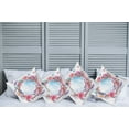 thumbnail image 2 of Ambesonne Flower Throw Pillow Cover 4 Pack, Floral Wreath Feathers, 24", Multicolor, 2 of 7