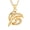 Gold, variant on Dolphin Cremation Pendant Small Urns For Ashes Keepsake Urn Necklace-Colorful