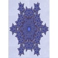 thumbnail image 1 of Ahgly Company Machine Washable Indoor Rectangle Transitional Slate Blue Area Rugs, 5' x 7', 1 of 7