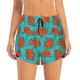 thumbnail image 2 of Salouo Fun Octopus Print Women's 2 in 1 Running Shorts Double-Layer Shorts Athletic Workout Gym Yoga Shorts Running Shorts for Women-X-Large, 2 of 7