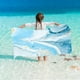 thumbnail image 4 of Toalla Grande de Playa, Sábana de Baño, Toalla de Microfibra con Patrón Fluido, 75 x 150 cm para Natación, Baño y Descanso, 4 of 6
