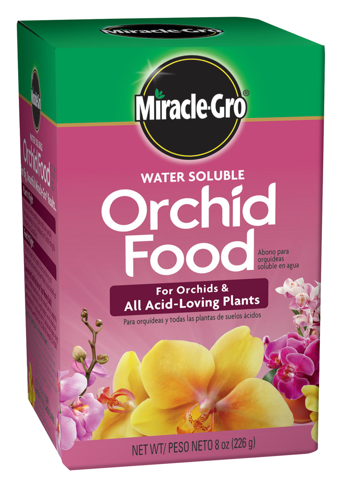 Miracle Gro Water Soluble Orchid Food 8 Oz For All Acid Loving