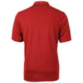 thumbnail image 3 of Men's Cutter & Buck Red Delaware Fightin' Blue Hens Team Logo Virtue Eco Pique Recycled Polo, 3 of 3