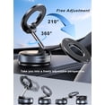thumbnail image 6 of Upgraded 360° Nano Gel Vacuum Magnetic Phone Holder, Car Phone Holder for Magsafe[108+LBS Strongest Suction & 3000gf Strongest Magnetic], Suction Cup Phone Mount for Car/for iPhone 16 Pro Max, 6 of 9
