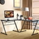 thumbnail image 2 of Escritorio en L Costway mesa Angular Reversible para Ordenador Negro 150 x 150 x 76 cm, 2 of 10