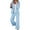 Sky Blue, variant on Busydd Suit Sets for Women Loose Comfy Formal Dress Business 2 Piece Sets for Women Casual Solid Color Blazer Pants Suits XL