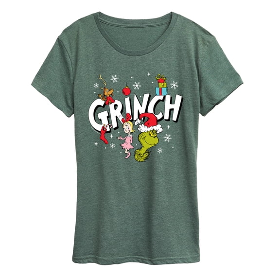 The Grinch - Logo Group - Women's Short Sleeve Graphic T-Shirt