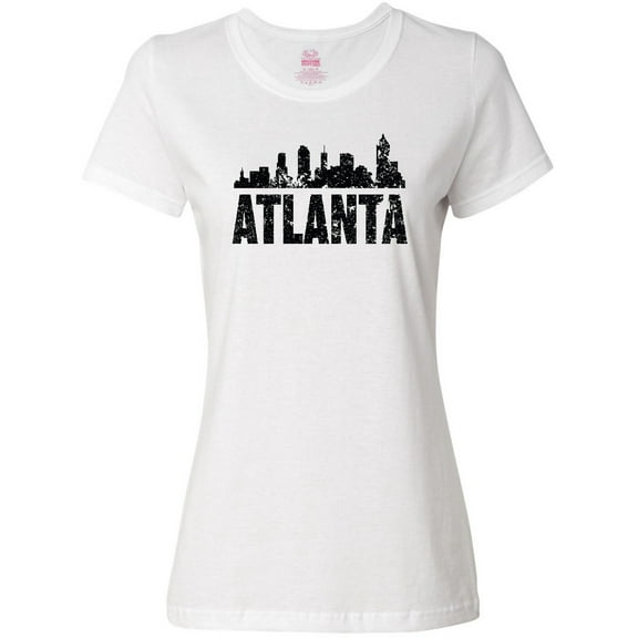 Inktastic Atlanta Skyline Grunge Women's T-Shirt