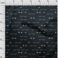 thumbnail image 3 of oneOone Velvet Black Fabric Eye Print Fabric For Sewing Printed Craft Fabric By The Yard 58 Inch Wide, 3 of 4