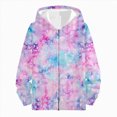 thumbnail image 4 of Staki Girl's Cartoon Zip Up Hoodie Sweatshirt Cute Long Sleeve Hooded Jacket 1-9Y(Light Pink,8-9 Years), 4 of 4