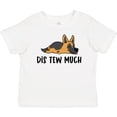 thumbnail image 3 of Inktastic Napping Dis Tew Much German Shepherd Boys or Girls Baby T-Shirt, 3 of 5
