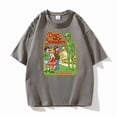 thumbnail image 4 of Don’T Talk To Strangers Print T-Shirt Street Breathable Alien Tshirt Fashion Loose Tees High Quality Cotton Clothes Men Women, 4 of 9