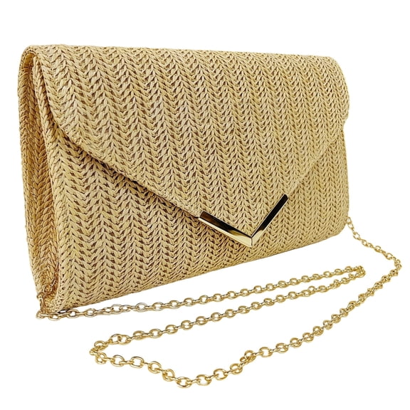 GASTROPOD Clutch Purse for Women, Trendy Envelope Evening Handbag Party Bag & Chain for Wedding Prom Cocktail Night Vacation