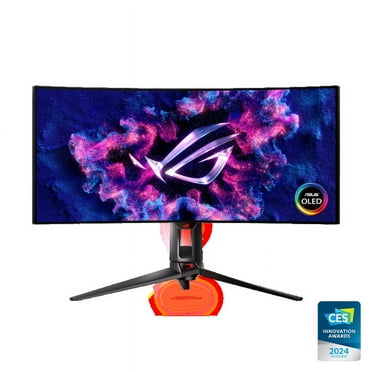 ASUS 34" 240 Hz OLED UWQHD Curved Gaming Monitor NVIDIA G-Sync 3440 x 1440 (2K) DCI-P3 99% sRGB 135% ROG Swift OLED PG34WCDM