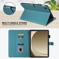 thumbnail image 4 of for Samsung Galaxy Tab A9 Plus 11.0 inch Release 2023 (SM-X210/SM-X215) Case, Rhombus Pattern Multiple Viewing Angles Stand Slim Folio Cover (Green), 4 of 6