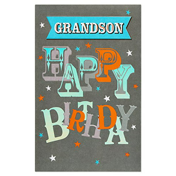 American Greetings Birthday Card for Grandson (Awesome) - Walmart.com