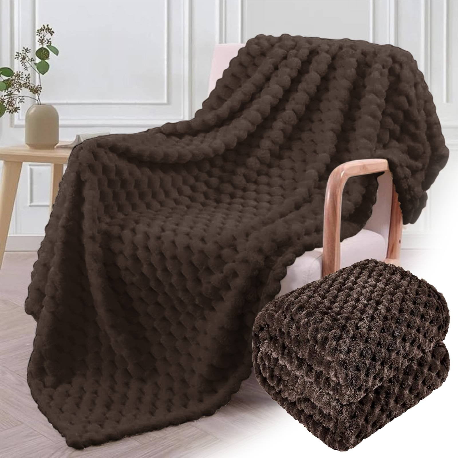 Winty Throw Blanket for Couch Sofa,Bed Blankets for Bed,Super Soft and Warm Throw Blanket for Couch, Sofa and Bed Cozy, Fuzzy and Lightweight,120*150Cm