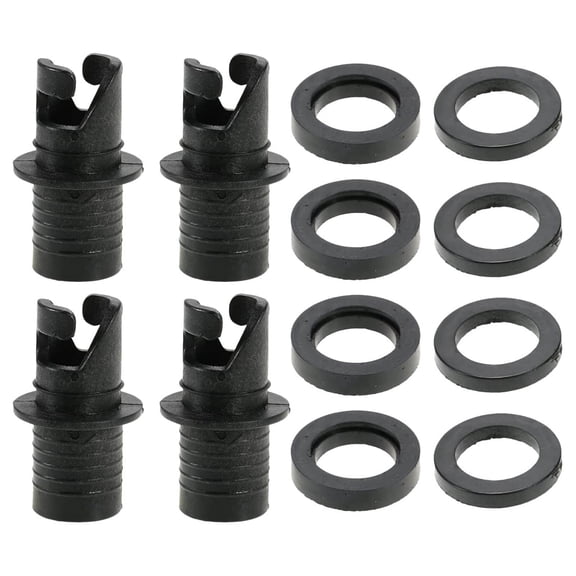FEAMOS 4Pcs Inflatable Kayak Pumps Adapter Replacement Paddle Board Air Pumps Hose Adapter Air Nozzle