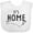 AA-White, variant on Inktastic It's Home- State of North Carolina Outline Boys or Girls Baby Bib