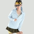 thumbnail image 4 of YueHuiYing Women's UPF 50+ Sun Protection Hoodie Jacket Lightweight Full Zip Athletic Jacket Long Sleeve Shirt with Pockets, 4 of 6