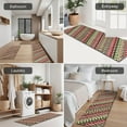 thumbnail image 5 of Red and Green Christmas Striped Pattern Kitchen Rugs Sets Of 3,Kitchen Runner Rugs Non Skid Washable,Decorative Kitchen Floor Mats for Kitchen,Sink,Laundry,17"x30"+ 17"x47" + 17"x59", 5 of 6