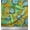 Goldenrod, variant on Soimoi Cotton Voile Fabric Leaves Tropical Print Fabric by Yard 42 Inch Wide