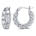 thumbnail image 2 of Xihbxyly Pendientes de Encaje, Elegante Diseño de Cobre con Circonitas, Estilo Moderno y Ligero, Impresionantes Tachuelas, Regalo Perfecto para Cualquier Ocasión, Ideal para Mujeres, Joya Bellamente, 2 of 5