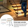 thumbnail image 4 of Controlador de Luz de Escalera LED DEL SENSOR DE MOVIMIENTO, DC12V 24V 4 Velocidadas Kit de Controlador de Luz LED DE LED AJUSTABLE PARA LUZ DE ESCALERA, 4 of 7