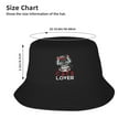thumbnail image 5 of Cute Cat Lover Music Pattern Bucket Hat For Womens And Mens Outdoor Beach Fisherman Hat Sun Hat, 5 of 8