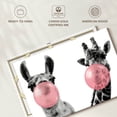 thumbnail image 6 of Elephant Stock Funny Llama And Giraffe Wall Art - Horizontal Canvas Wall Art - Living Room Wall Decor - Humor Canvas - White And Black Decor - 48" x 32", 6 of 8