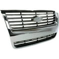 thumbnail image 3 of Grille For 06-10 Explorer Sport Utility Chrome Shell w/ Black Insert Plastic Fits select: 2006-2010 FORD EXPLORER XLT, 3 of 9