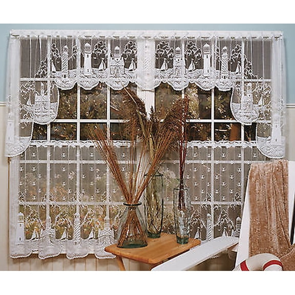 Heritage Lace 6140WS-PR 72 x 32 in. Lighthouse Swag Pair
