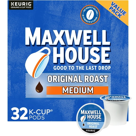 Maxwell House Original Roast Medium Roast K-Cup® Coffee Pods, 32 ct. Box