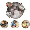 thumbnail image 3 of Space Moon Jigsaw Puzzles, 1000pcs Moon Jigsaw Round Shape  for Home Decoration for Adults, 3 of 8
