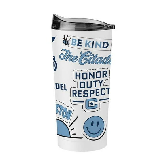 Logo Brands 122-S20PT-63 20 oz Citadel Native Powder Coat Tumbler