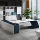 thumbnail image 2 of L Shape Meeting Office Desks Drawers Console Desktop Workstation Executive Storage Scrivania Con Cassetti Luxury Furniture My Lux Decor Round, 2 of 14