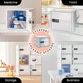 thumbnail image 3 of Lockabox One™ Opal White | Premium Lockable Storage Box | 10 Litre Combination Lock Box For Food, Medicine & Home Safety | BPA-Safe, 3 of 10