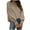 Khaki, variant on UAMVSH Sweater for Women Turtleneck Oversized Long Sleeve Knitted Pullover Trendy Fall Winter Basic Sweater Top